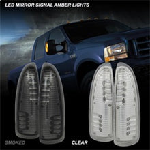 Load image into Gallery viewer, SPYDER 9924729 FITS:xTune Ford Superduty F250-F650 03-07 Amber LED Mirror Signal Lens Smoke ACC-LED-FDSD99-MR-SM Side Mirrors