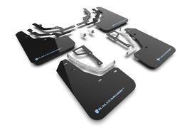 Rally Armor MF117-UR-BLK-PBL FITS: 2025 Hyundai Ioniq 5 N Black Mud Flap w/Light Blue Logo Mud Flaps