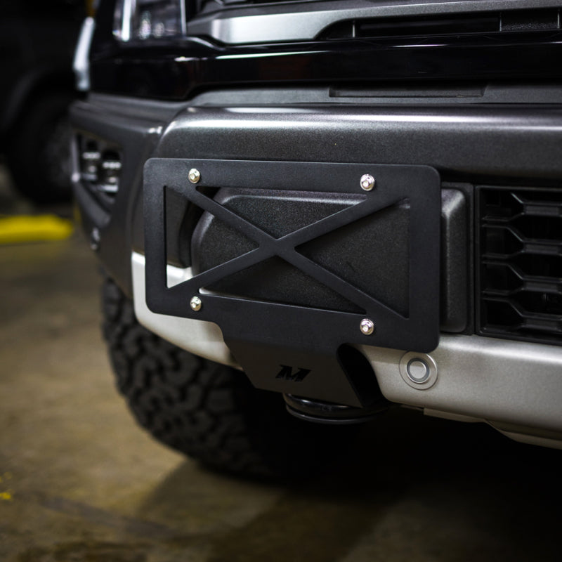 Mishimoto MMLP-F150-15 FITS: Tow Hooks FITS: 2015+ Ford F-150 Tow Hook License Plate Relocation Bracket Tow Hooks
