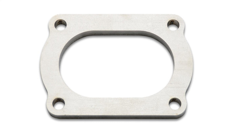 Vibrant 13175S FITS: T304 SS 4 Bolt Flange for 3in O.D. Oval tubing Flanges
