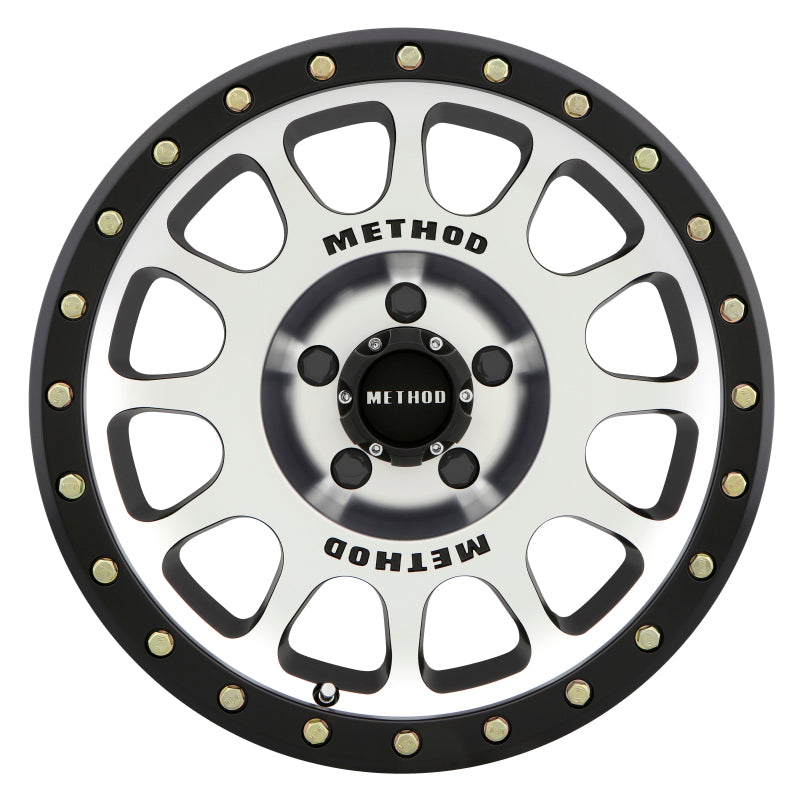 Method Wheels MR30578555300 FITS:Method MR305 NV 17x8.5 0mm Offset 5x5.5 108mm CB Machined/Black Street Loc Wheel Wheels Cast