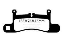 Load image into Gallery viewer, EBC UD1453 FITS: 10-17 Volkswagen Touareg Ultimax OEM Replacement Rear Brake Pads Brake Pads OE