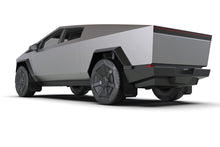 Load image into Gallery viewer, Rally Armor MF112-UR-BLK-MBK FITS: 24-25 Tesla Cybertruck Black UR Mud Flap Metallic Black Logo Mud Flaps