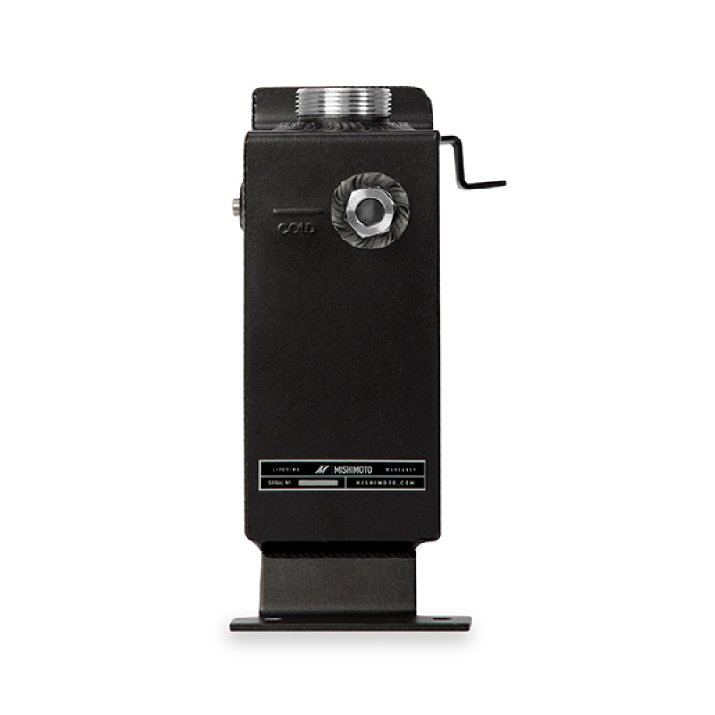 Mishimoto MMRT-F2D-99EMWBK FITS: 99-03 Ford 7.3L Powerstroke Aluminum Degas Tank Micro-Wrinkle Black Cooling Packages