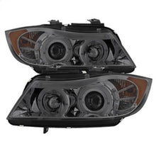 Load image into Gallery viewer, SPYDER 5009029 FITS: BMW E90 3-Series 06-08 (4 dr) Proj LED Halo Amber Reflctr Rplc Bulb Smke PRO-YD-BMWE9005-AM-S Headlights