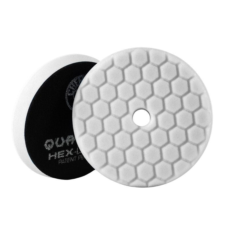 Chemical Guys BUFX114HEX5 FITS: Hex-Logic Quantum Light-Medium Polishing Pad White 5.5in Pads & Sponges
