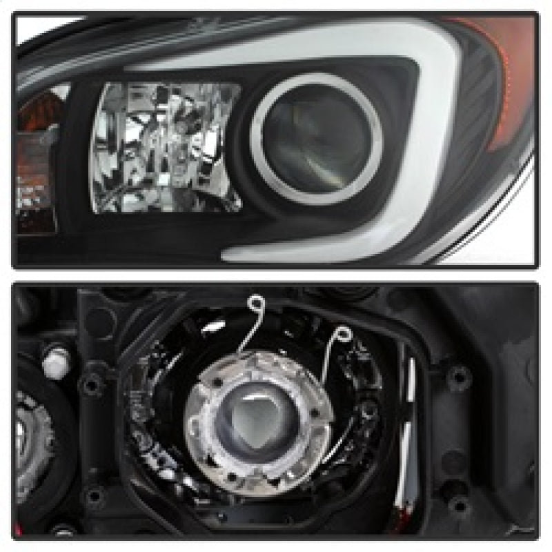 SPYDER 5083920 FITS: Subaru WRX 2006-2007 Projector Headlights Halogen Only Black PRO-YD-SWRX06-LBDRL-BK Headlights