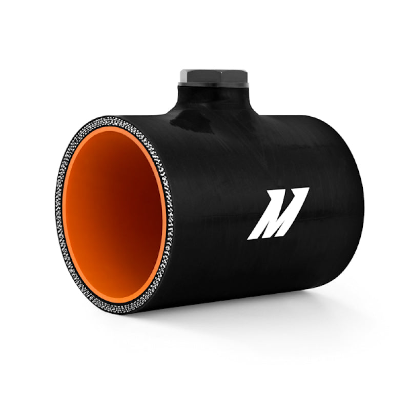 Mishimoto MMCP-30NPTBK FITS: Silicone Couplers & Hoses FITS: 3.0in Black Silicone Coupler w/ 1/8in NPT Bung Silicone Couplers & Hoses