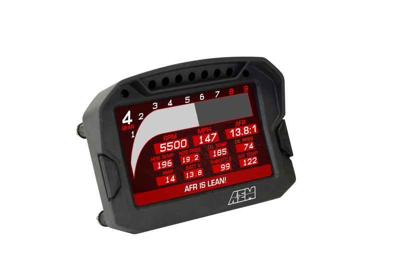 AEM 30-5603 FITS: CD-5LG Carbon Logging Digital Dash Display w/ Internal 10Hz GPS & Antenna Gauges