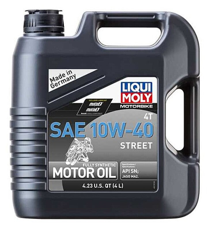 LIQUI MOLY 20056 FITS: 4L Motorbike 4T SAE 10W40 Street Motor Oils