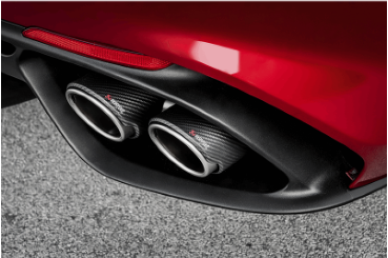 Akrapovic S-AR/TI/1H-E FITS: 17-19 Alfa Romeo Giulia Quadrifoglio Evolution Line Cat Back (Titanium) w/Link Pipes Catback