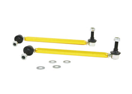 Whiteline KLC180-295 FITS: 18-19 Kia Stinger Front Sway Bar Link Assembly Heavy Duty Adjustable Steel Ball Sway Bar Endlinks