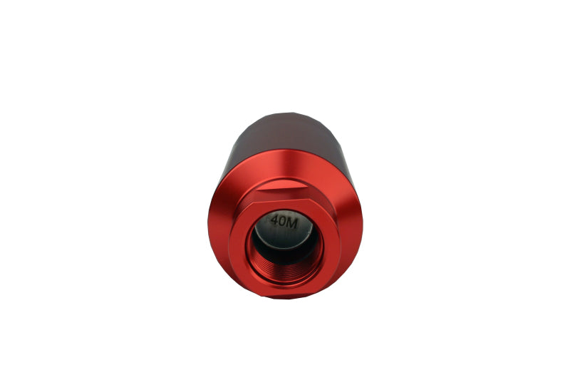 Aeromotive 12335 FITS: In-Line Filter AN-10 size 40 Micron SS Element Red Anodize Finish Fuel