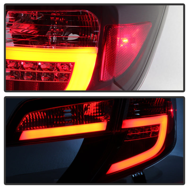 SPYDER 5079411 FITS: Toyota Camry 12-14 Light Bar LED Tail Lights Black ALT-YD-TC12-LBLED-BK Tail Lights