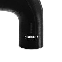 Load image into Gallery viewer, Mishimoto MMCP-R90-3035BK FITS: Silicone Couplers &amp; Hoses FITS: Silicone Reducer Coupler 90 Degree 3in to 3.5in Black Silicone Couplers &amp; Hoses