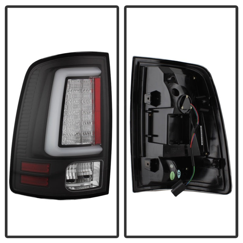 SPYDER 5084057 FITS: Dodge Ram 2013-2014 Light Bar LED Tail Lights Black ALT-YD-DRAM13V2-LED-BK Tail Lights