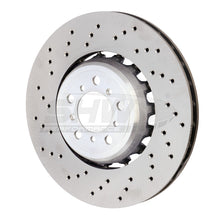 Load image into Gallery viewer, SHW Performance BFL44809 FITS: -SHW 15-18 BMW M3 3.0L Left Front Cross-Drilled Lightweight Brake Rotor Brake Rotors Drilled