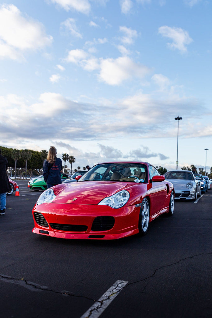 BetterBodies Motorsport front lip spoiler for Porsche 996 Turbo 1999-2004, racing style bumper enhancement.