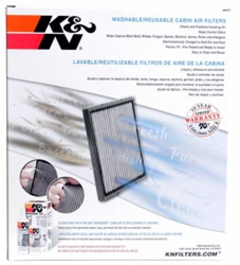 K&N Engineering VF3009 FITS:K&N 13-16 Audi SQ5 3.0L V6 Cabin Air Filter Cabin Air Filters