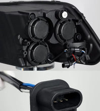 Load image into Gallery viewer, AlphaRex 880593 FITS: 09-18 Dodge Ram 1500HD PRO-Series Proj Headlights Plank Style Black w/Seq Signal/Smoked DRL Headlights