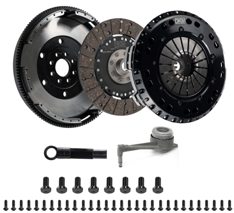DKM Clutch MS-034-060 FITS: 2.0 VW/Audi A3 TSI 8 Bolt Motor MS Twin Disc Clutch Kit w/Steel Flywheel Clutch Kits Multi