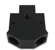 Load image into Gallery viewer, Vibrant 10893 FITS: Billet Aluminum Y-Block Fitting with 1/8in NPT Port -8AN x Dual -8AN ORB Fittings