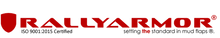 Load image into Gallery viewer, Rally Armor MF57-UR-BLK/RD FITS: 19-22 Hyundai Veloster N Black UR Mud Flap w/ Red Logo Mud Flaps