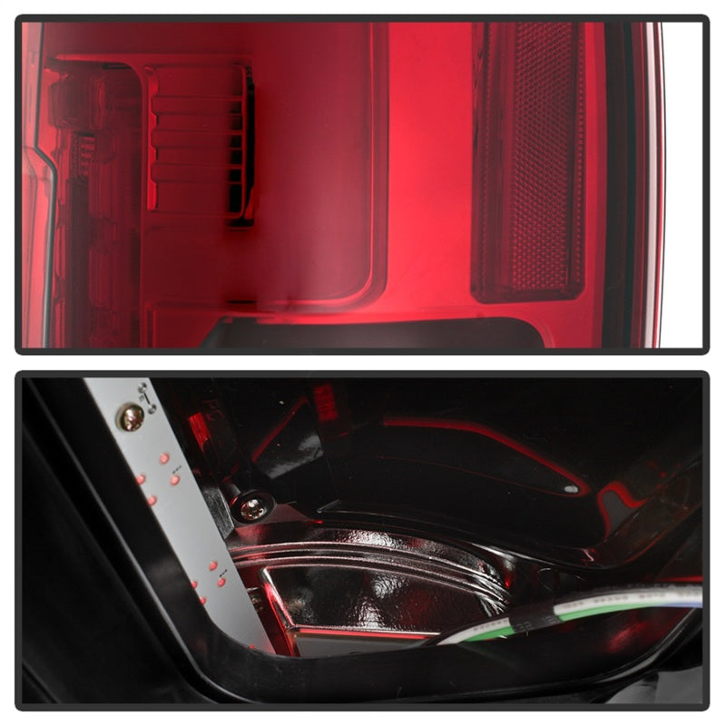 SPYDER 5085634 FITS: 17-18 Ford F-250 SD (w/Blind Spot Sens) LED Only Tail Lights Red Clr (ALT-YD-FS17BS-LED-RC) Tail Lights