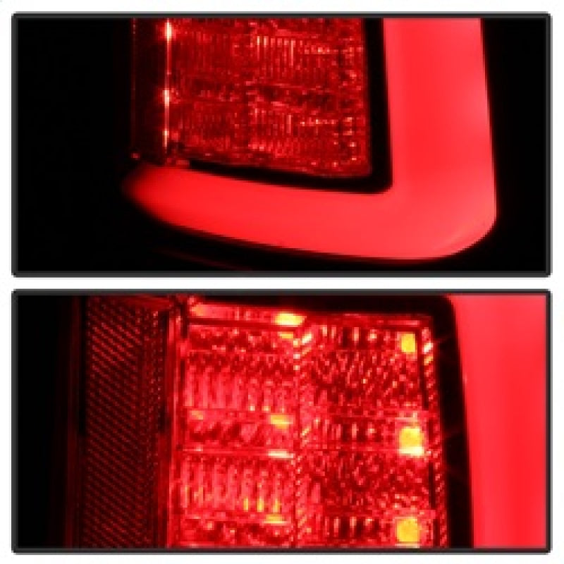 SPYDER 5084057 FITS: Dodge Ram 2013-2014 Light Bar LED Tail Lights Black ALT-YD-DRAM13V2-LED-BK Tail Lights