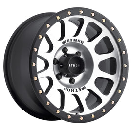 Method Wheels MR30568060300 FITS:Method MR305 NV 16x8 0mm Offset 6x5.5 108mm CB Machined/Black Street Loc Wheel Wheels Cast