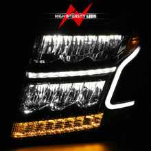 Load image into Gallery viewer, ANZO 111478 FITS: 15-20 Chevy Tahoe/Suburban LED Light Bar Style Headlights Black w/Sequential w/DRL w/Amber Headlights