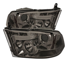 Load image into Gallery viewer, SPYDER 5010056 FITS: Dodge Ram 1500 09-14 10-14 Projector Headlights Halogen- LED Halo LED- Smke PRO-YD-DR09-HL-SM Headlights