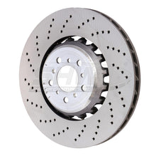 Load image into Gallery viewer, SHW Performance BFL48151 FITS:SHW 13-16 BMW M5 4.4L Left Front Cross-Drilled Lightweight Brake Rotor (34112284101) Brake Rotors Drilled