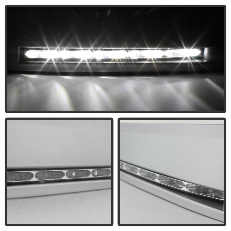 SPYDER 5077738 FITS: Toyota Tundra 07-13 Daytime LED Running Lights wo/switch Silver FL-DRL-TTU07-SIL Daytime Running Lights