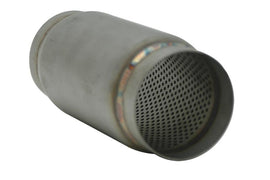 Vibrant 17695 FITS: SS Race Muffler 3in inlet/outlet x 5in long Muffler