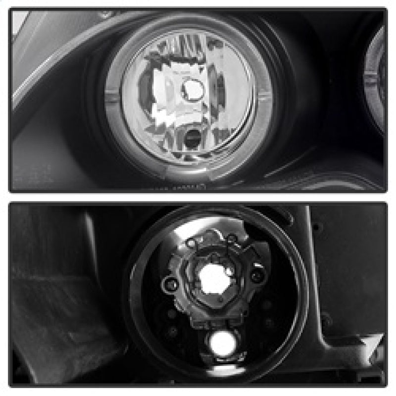 SPYDER 5042415 FITS: BMW E46 3-Series 02-05 4DR Projector Headlights 1PC LED Halo Blk PRO-YD-BMWE4602-4D-AM-BK Headlights