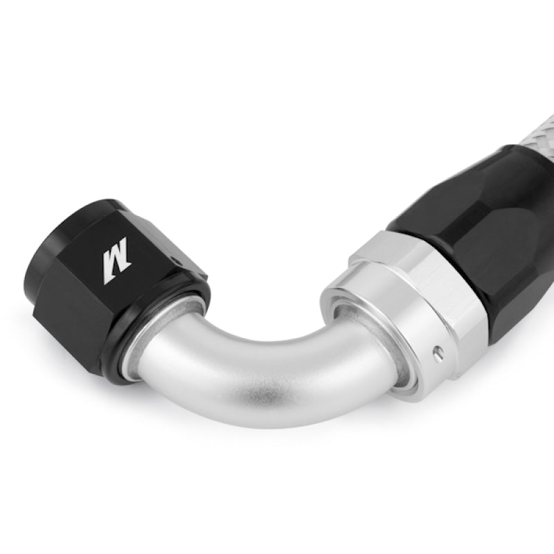 Mishimoto MMSBH-10-3 FITS: 3 Ft Stainless Steel Braided Hose w/ -10AN Fittings Oil Line Kits