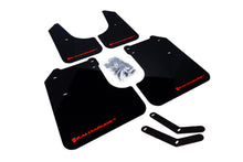 Load image into Gallery viewer, Rally Armor MF6-UR-BLK/GRY FITS: 08-10 Subaru WRX / 08-11 Impreza 2.5i (Hatch/Sedan) Black UR Mud Flap w/Grey Logo Mud Flaps