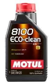 Motul 108813 FITS: 1L Synthetic Engine Oil 8100 Eco-Clean 0W20 Motor Oils