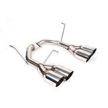 Load image into Gallery viewer, BLOX Racing BXEX-51106 FITS: 2022+ WRX Muffler Delete / Axle Back Single Wall 4in Polished Tips Muffler Delete Pipes