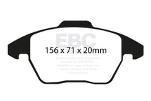 Load image into Gallery viewer, EBC DP31517C FITS: 06-13 Audi A3 2.0 Turbo (Girling rear caliper) Redstuff Front Brake Pads Brake Pads Performance