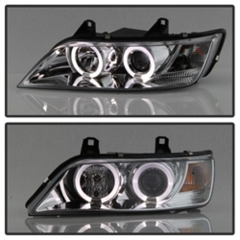 SPYDER 5009098 FITS: BMW Z3 96-02 Projector Headlights LED Halo Chrome High H1 Low H1 PRO-YD-BMWZ396-HL-C Headlights