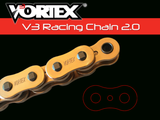 Vortex Racing V3 2.0 Chain 525RX3-114- Gold