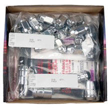 Load image into Gallery viewer, McGard 84537 FITS: 5 Lug Hex Install Kit w/Locks (Cone Seat Nut / Bulge) M12X1.5 / 3/4 Hex / 1.45in L Chrome Lug Nuts