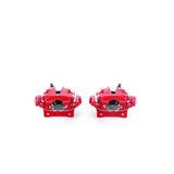 PowerStop Power Stop 2006 325i Rear Red Calipers w/Brackets - Pair FITS: BMW - PSBS3226