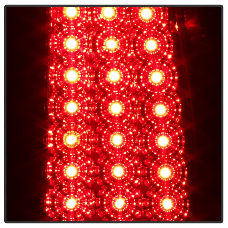 SPYDER 5008831 FITS:xTune Chevy Silverado 1500/2500/3500 99-02 LED Tail Lights Red Clear ALT-ON-CS99-LED-RC Tail Lights