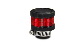 Vibrant 2139 FITS: Crankcase Breather Filter 35mm OD / 5/8in. (15mm) Inlet ID / 1.5in. Tall Air Filters Universal Fit