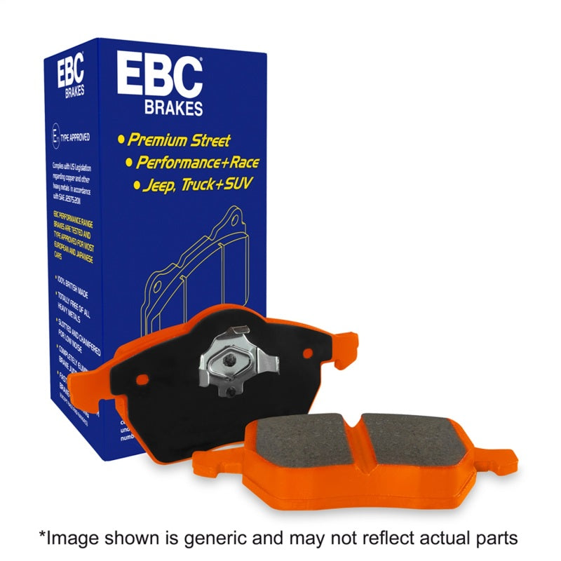 EBC ED91888 FITS: 2016+ Chrysler Pacifica (Ru) 3.6L Extra Duty Front Brake Pads Brake Pads Performance