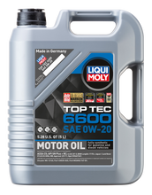 Load image into Gallery viewer, LIQUI MOLY 22046 FITS: 5L Top Tec 6600 Motor Oil SAE 0W20 Motor Oils