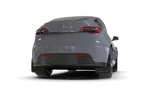 Load image into Gallery viewer, Rally Armor MF72-UR-BLK/MBK FITS: 20-26 Tesla Model Y, Juniper Y Black Mud Flap Metallic Black Logo Mud Flaps